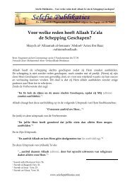 Voor welke reden heeft Allaah Ta'ala de Schepping ... - Sincere Hearts