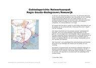 Rapport Gebiedsgerichte Mobiliteitsvisie Gouda en omstreken