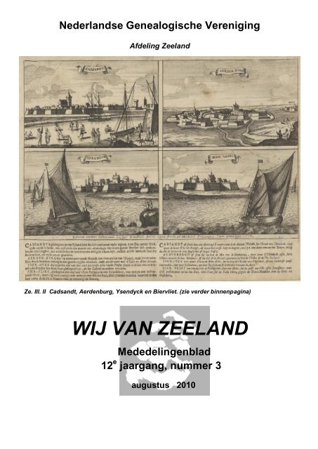 nr 3 - NGV Afdeling Zeeland - Nederlandse Genealogische Vereniging