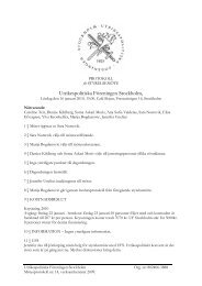 styrelsemöte 16 januari, 2010 - Utrikespolitiska Föreningen Stockholm