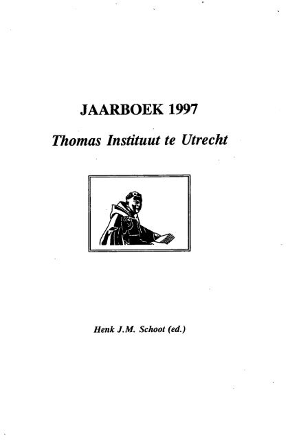 Jaarboek Thomas Instituut 1997 - Thomas Instituut te Utrecht