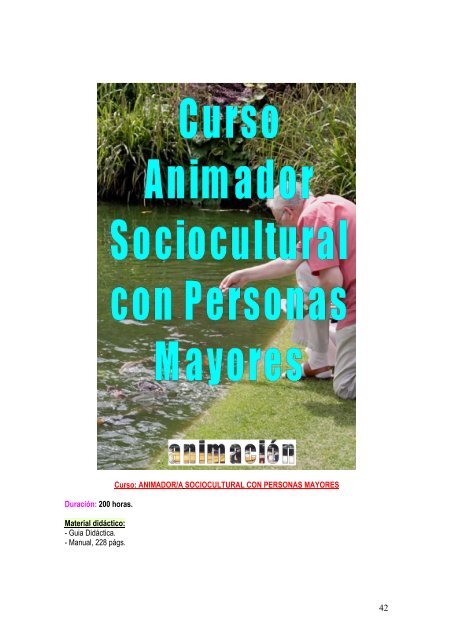 Catalogo cursos para educadores, trabajadores sociales, maestros, pedagogos, integradores