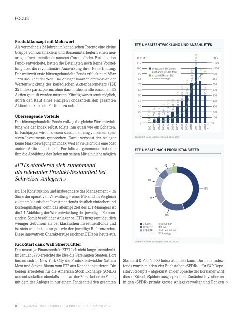 Exchange Traded Products & Indexing Guide Schweiz 2013