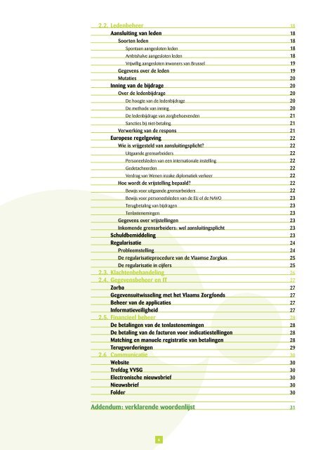 De Vlaamse Zorgkas - Vlaams Agentschap Zorg en Gezondheid