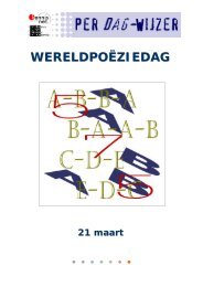 WERELDPOËZIEDAG - Kennisnet