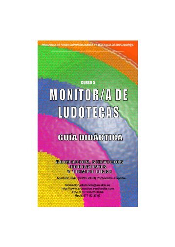 Guia Didactica curso Monitor de Ludotecas