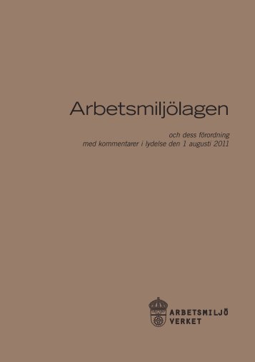 Arbetsmiljölagen (PDF)