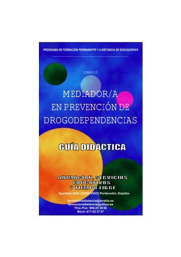 Curso Mediador en Drogodependencias. Guia Didactica