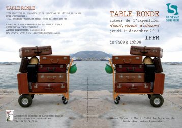 TABLE RONDE - Réseau pour l'Histoire et la Mémoire des ...