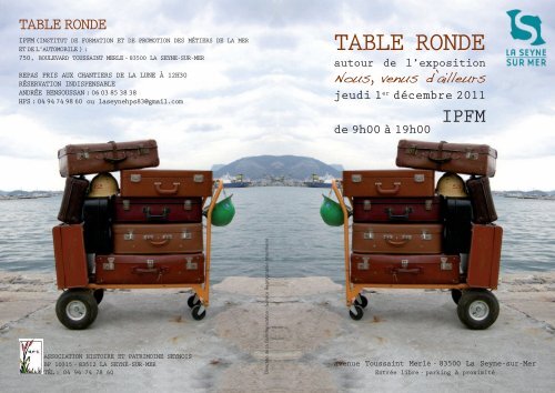 TABLE RONDE - Réseau pour l'Histoire et la Mémoire des ...