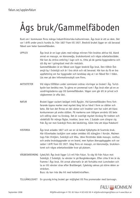 Ågs bruk/Gammelfäboden karta för utskrift (pdf 1 - Falu Kommun