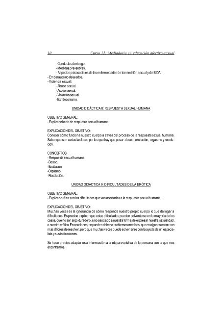 Curso MEDIADOR/A EN EDUCACIÓN AFECTIVO-SEXUAL. Guia Didactica