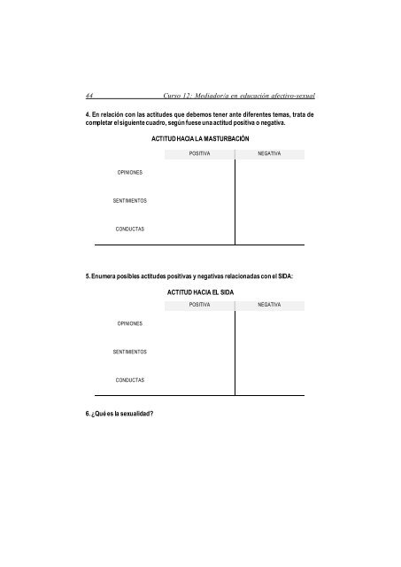 Curso MEDIADOR/A EN EDUCACIÓN AFECTIVO-SEXUAL. Guia Didactica