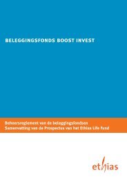 beleggingsfonds boost invest - Ethias