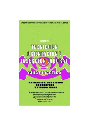 Curso Tecnico Orientacion e Insercion Laboral. Guia Didactica