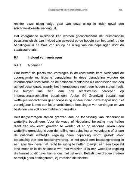 Invloeden op de vennootschapsbelastIng - Nyenrode Business ...