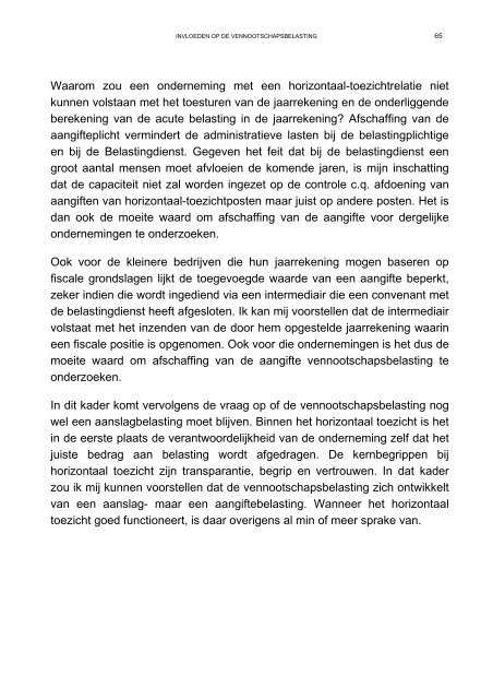 Invloeden op de vennootschapsbelastIng - Nyenrode Business ...