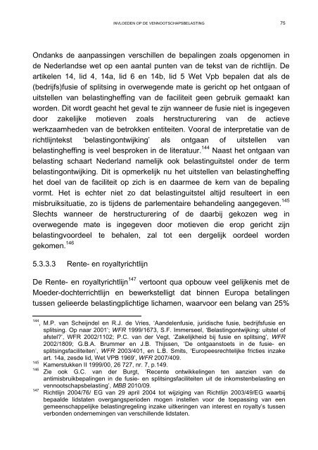 Invloeden op de vennootschapsbelastIng - Nyenrode Business ...