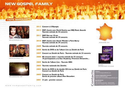 DOSSIER DE PRESSE - New Gospel Family