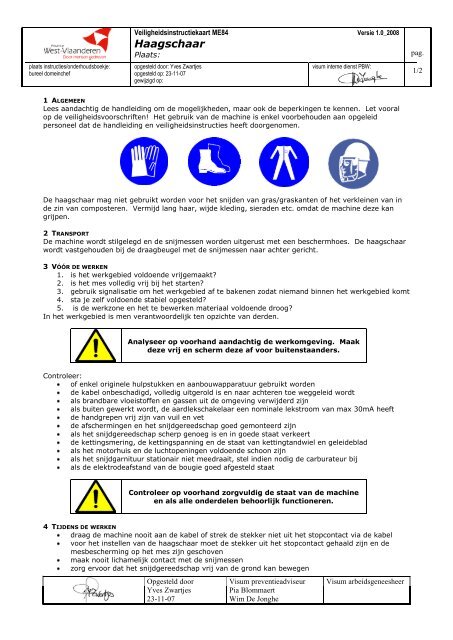 Haagschaar (PDF) - BeSWIC