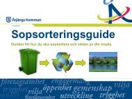 Sopsorteringsguide - Årjängs kommun