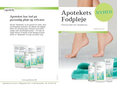 7273-Apotekets Fodpleje forbrugerfolder 99x148 mm.indd