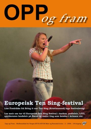 Europeisk Ten Sing-festival - Norges KFUK-KFUM