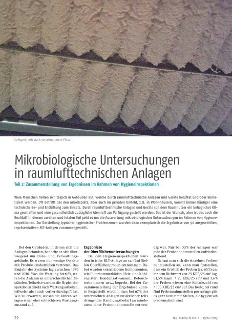 IKZ Haustechnik - Ausgabe 15/16