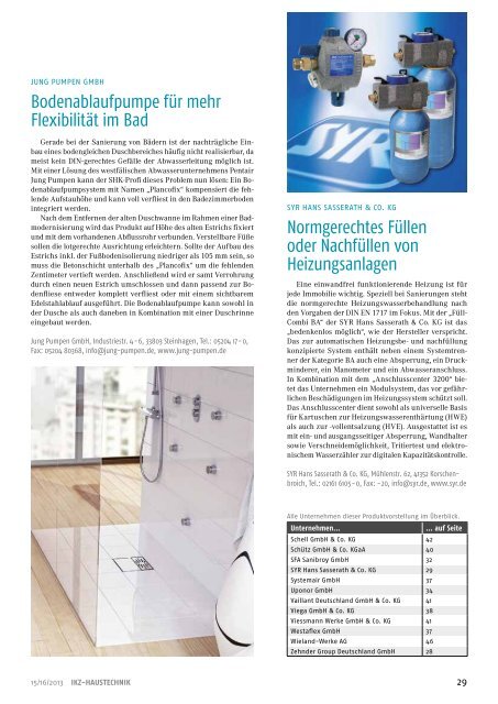 IKZ Haustechnik - Ausgabe 15/16