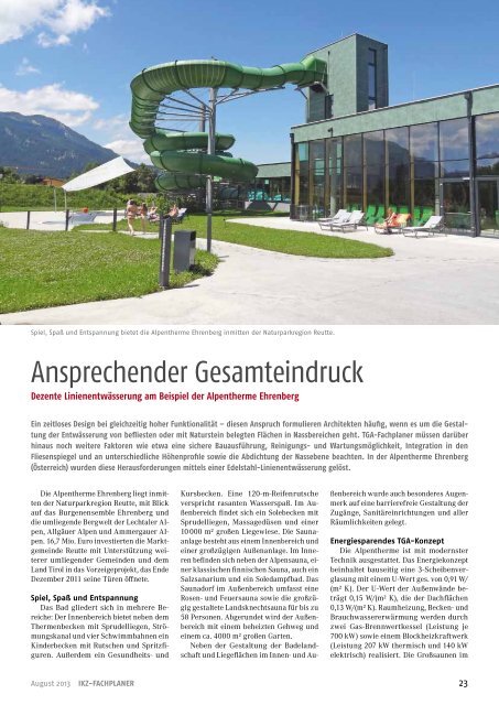 IKZ Haustechnik - Ausgabe 15/16