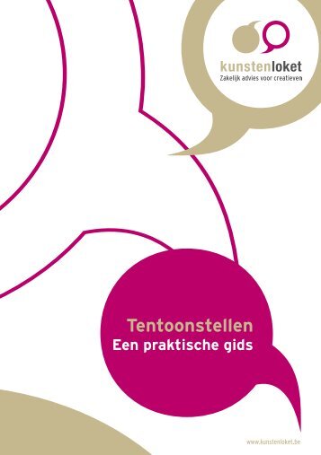 Brochure Tentoonstellen 2013 - Kunstenloket