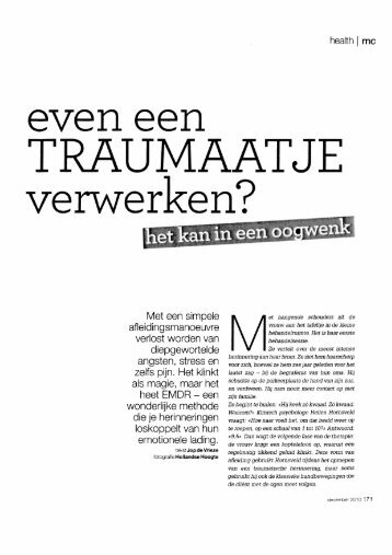 TRÄUMÄÀTJ E - Vereniging EMDR Nederland