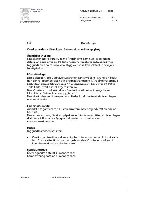 BN protokoll 2009-01-20.pdf - Ängelholms kommun