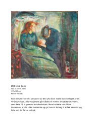 Det syke barn - Munch-museet
