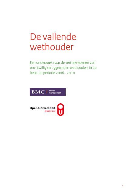 'De vallende wethouder' (2011,pdf) - Harrie Aardema