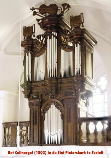 Gerard Pels maakte een brochure over het orgel en zijn ...