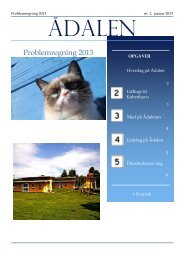 Problemregning 2013 - Efterskolen Ådalen