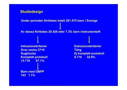 Obstetriska plexus brachialisskador - SFOG