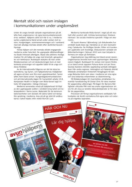 Årsredovisning 2012 - Röda Korset