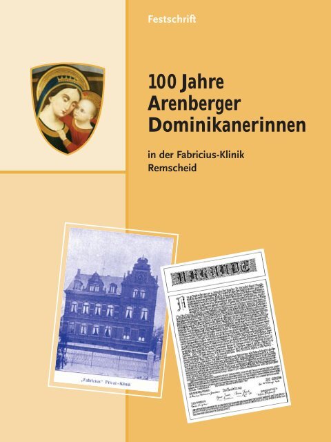 Festschrift [PDF / 1,3 MB] - Fabricius-Klinik Remscheid
