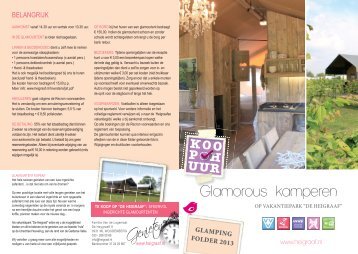 Glamour folder - De Heigraaf