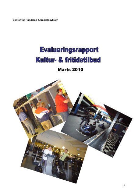 Kultur og fritidstilbud - Center for Handicap ... - Servicestyrelsen