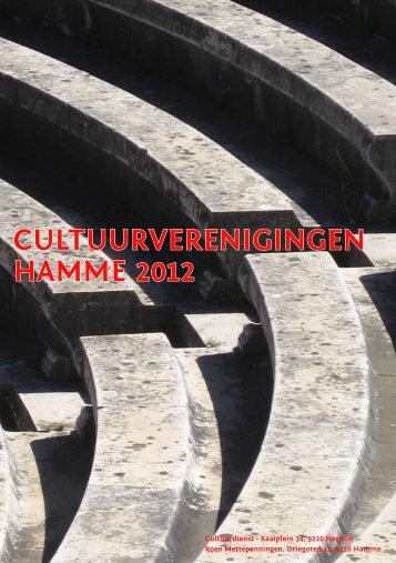 brochureverenigingenwebfeb2012 - Gemeente Hamme