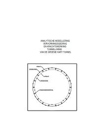 analytische modellering vervormingsgedrag en krachtswerking ...