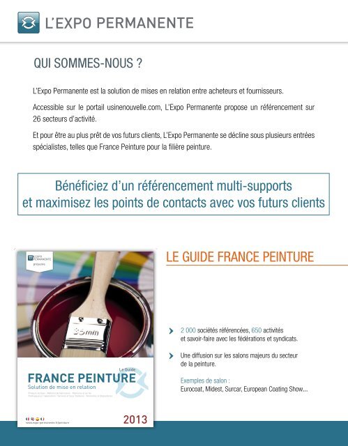 Le Guide France Peinture 2013