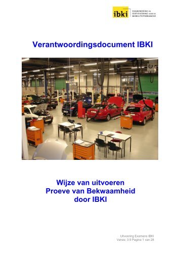 Verantwoordingsdocument - IBKI