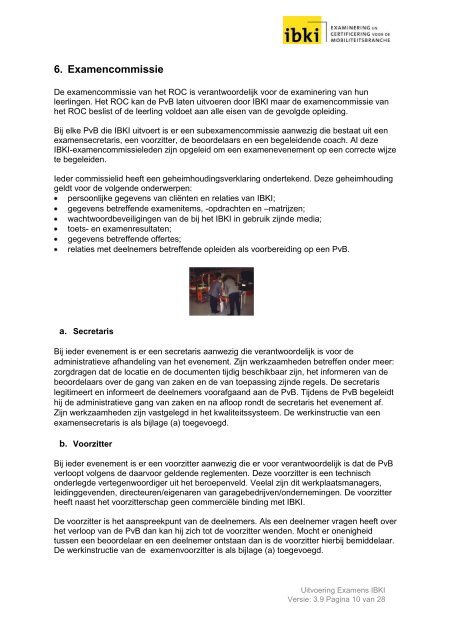 Verantwoordingsdocument - IBKI