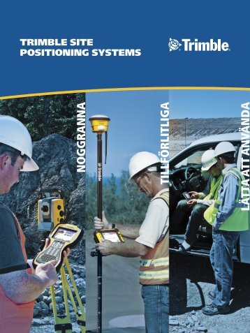 Site Positioning Systems - SITECH Sverige AB