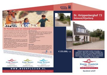 Dr. Knippenberghof 73 Helmond/Rijpelberg e 255.000,- kk