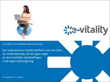 e-Vitality / Iwan Kind & Richard Sloot - VvOCM
